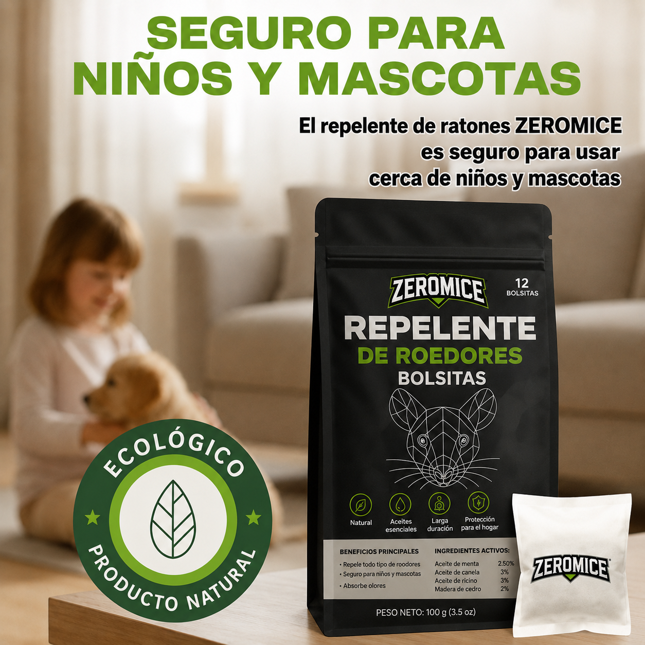 ZeroMice™ Repelente de Roedores