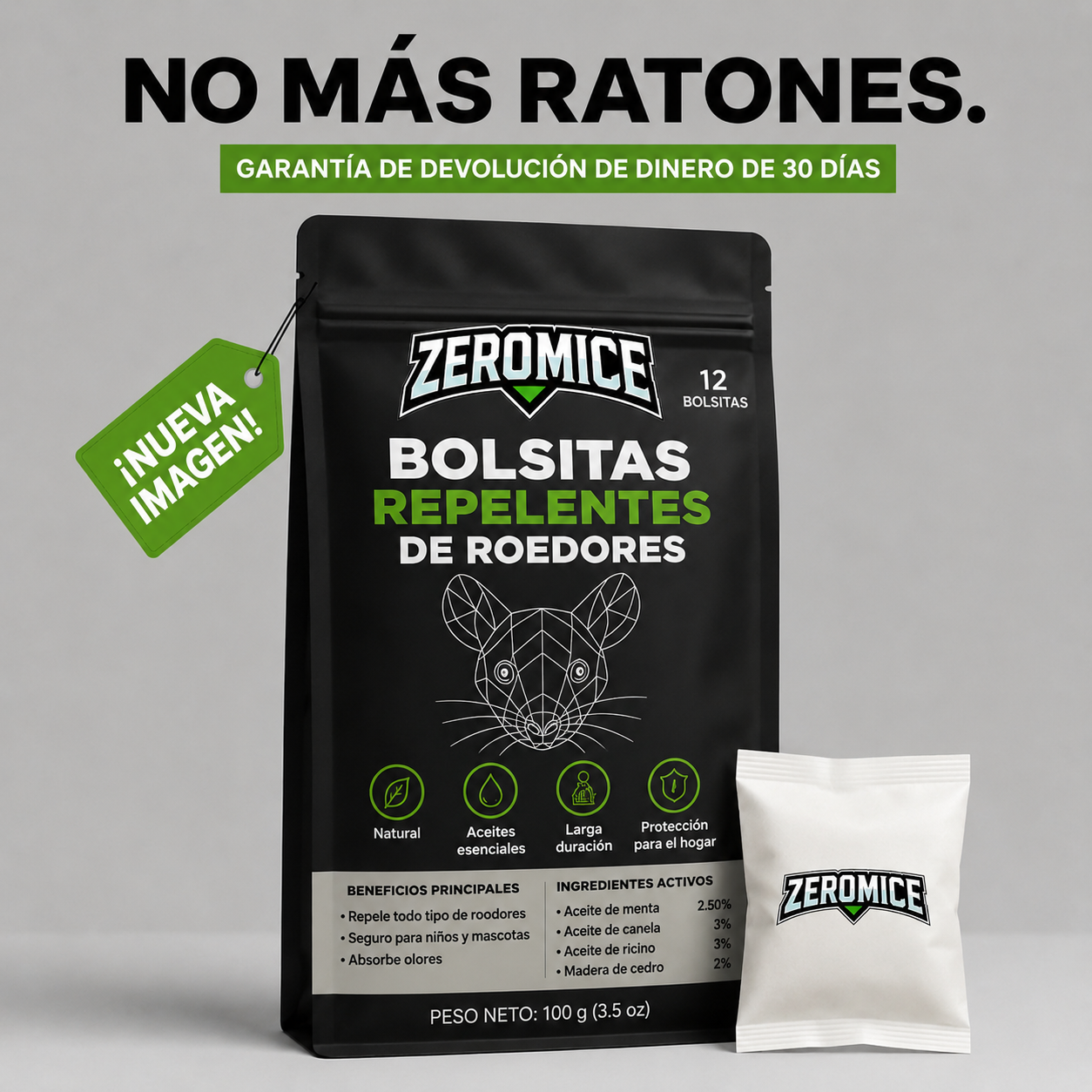 ZeroMice™ Repelente de Roedores