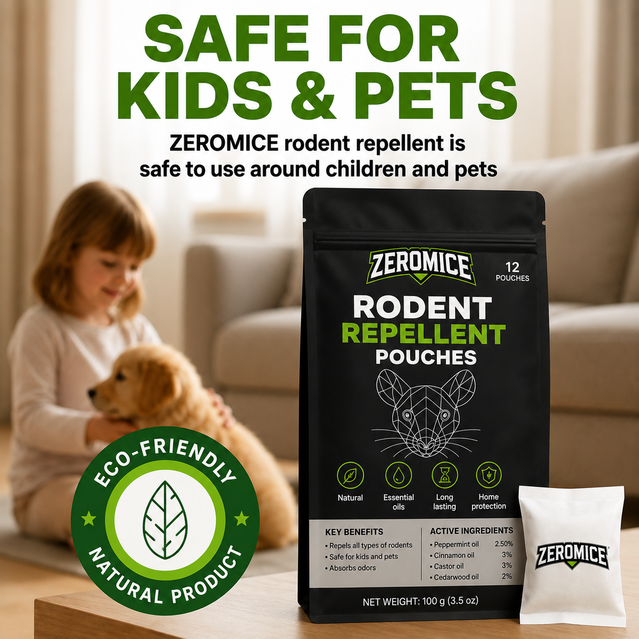 ZeroMice™ Repelente de Roedores